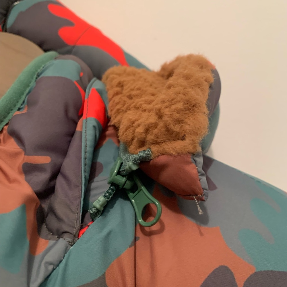 NWOT! Mini Boden camo leaf reversible jacket coat kid - Picture 6 of 8